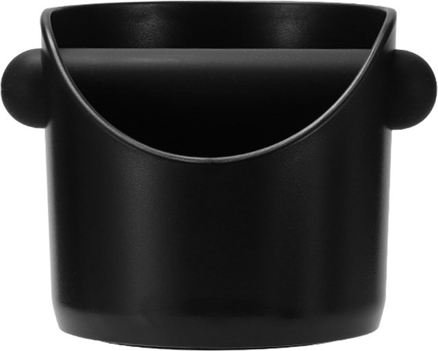 Espresso Knock Box Puck Container rutschfester Kaffeesatzbehälter aus Kunststoff in Schwarz oder Grün - Bild 1