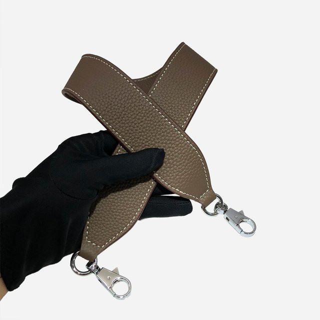 Schultergurt Leder, Silver buckle, Damen - Bild 1