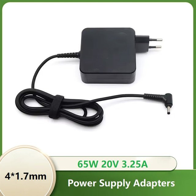 Lenovo Netzteiladapter Laptop-Ladegerät in Schwarz, 65 W, 20 V, 3,25 A, passend für Lenovo YOGA 710 510-14ISK, IDEAPAD 510S-14 und XiaoXin 310 - Bild 1