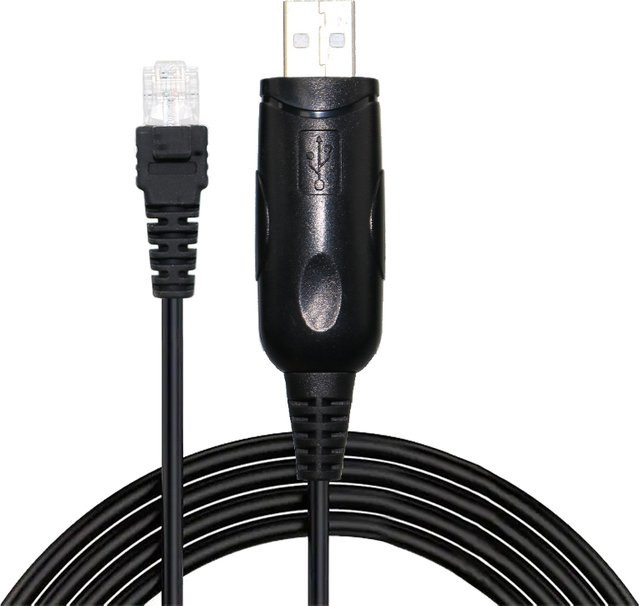 Anytone Programmierkabel in Schwarz für Anytone AT-778UV, AT-5888UV und Retevis RT95 Mobilfunk Transceiver - Bild 1