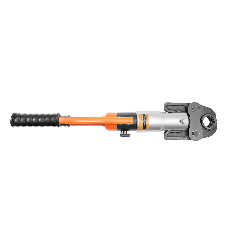 Rohrcrimpzange Set CW-1632 für Kupferrohrverschraubungen und Edelstahlrohr mit 5 Matrizen in Orange - Bild 3