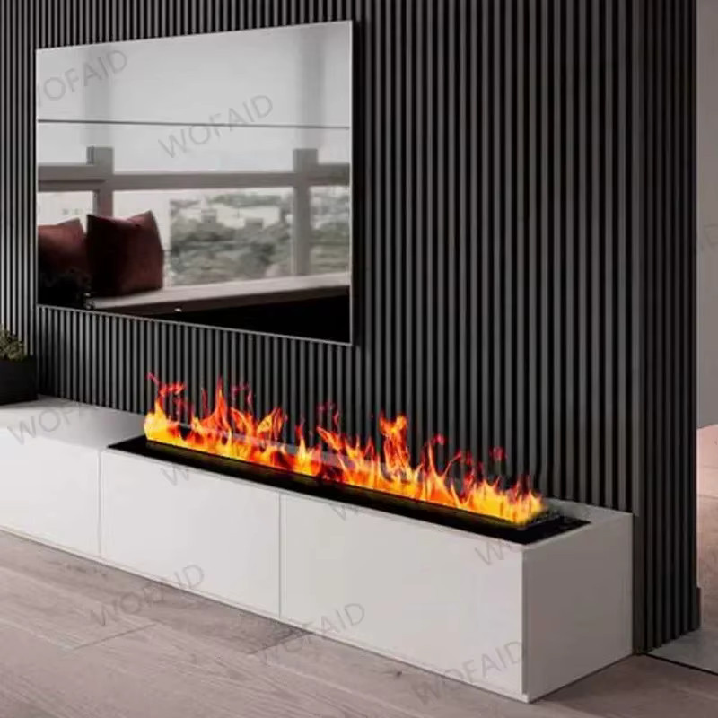 MUFU Intelligenter elektrischer Wasserdampf-Kamin mit 3D-LED-Flammen für den Innenbereich - Bild 4