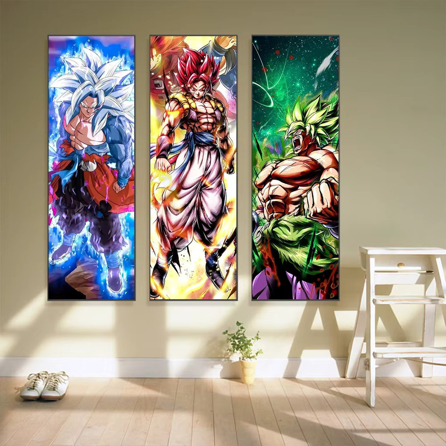Diamond Painting Set Super Saiyan Anime Mosaik Kreuzstich von Bandai in Multicolour für Erwachsene - Bild 3