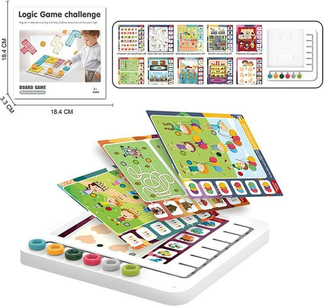Binchi Fitness Logisches Denken Trainings Puzzle, ab 3 Jahre - Bild 1