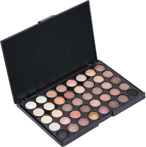 BIOAQUA K Lidschatten-Palette, 40 Farben, Matt & Perlglanz, Damen, A black - Bild 1
