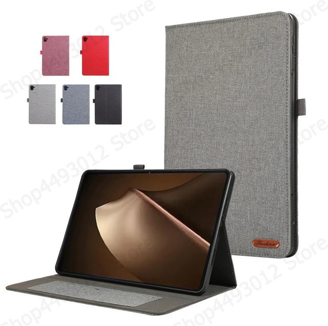 Xiaomi Pad Mini 8,8 Hülle 2025 mit weichem Stoff und Flip-Ständer in Blau - Bild 1