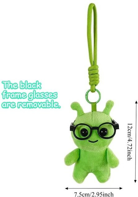 Yiran toy Alien Plüschpuppe Anhänger, Grün, Plüschtier - Bild 1