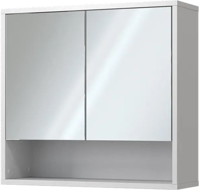 Vicco Bad-Spiegelschrank Eliza Weiß mit 2 Türen, B: 70 cm, H: 65 cm, T: 65 cm - Bild 2