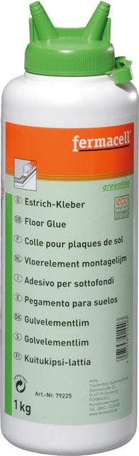 Fermacell Estrichkleber Greenline Dispersion weiß 1 kg - Bild 1
