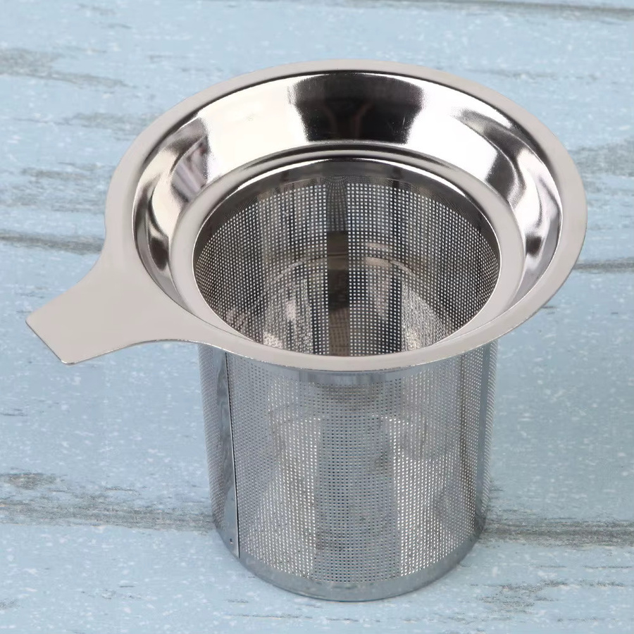 Shunmaii Tee-Ei aus Edelstahl mit feinem Mesh-Sieb in Silber für losen Tee und Gewürze - Bild 3