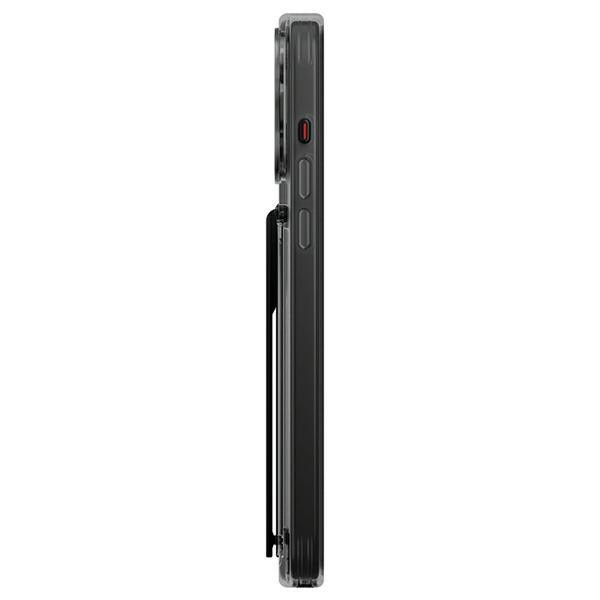 UNIQ Heldro Mount Handyhülle für iPhone 15 Pro Max mit Ständer in Grau - Bild 2