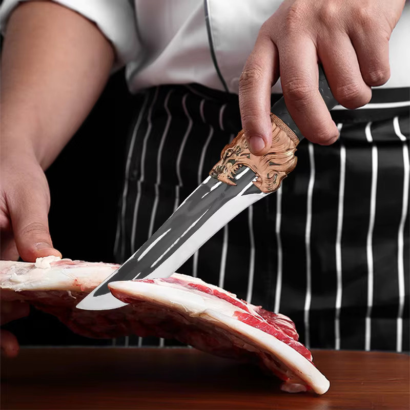 InLeung Boning Messer mit Kunststoffgriff zum Schneiden von Fleisch und Fisch - Bild 4