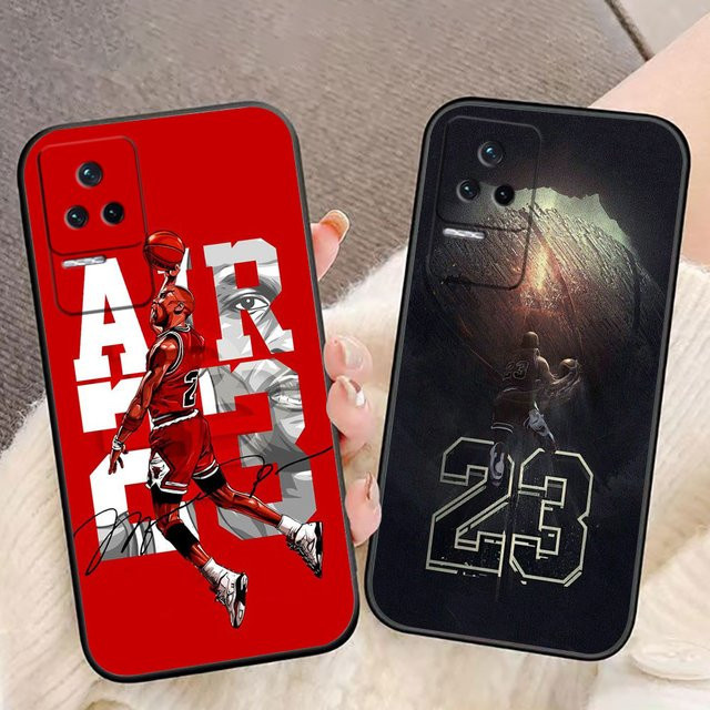 Xiaomi Handyhülle mit Basketball Nummer 23 Design für Redmi K60 K40 K30 15 15C 14C 13C 12C 12 10 10C 9T 9C 9A 9 8 8A A1 A2 A3 Pro Plus in Multicolour - Bild 1