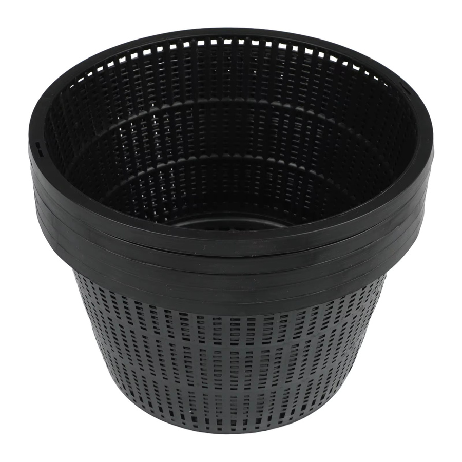 5 Stück Vibratite Teichpflanzentöpfe aus Kunststoff in Schwarz für Hydrokultur, Durchmesser: 21,2 cm, Höhe: 13 cm - Bild 4
