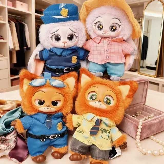 Bandai Disney Zootopia Blind Überraschungsbox, Judy Nick, Vinyl-Plüschfigur, Einzelfigur - Bild 1