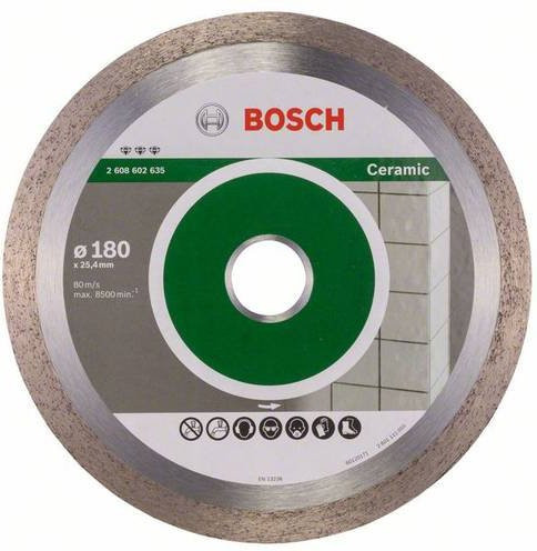 Bosch Diamanttrennscheibe Best for Ceramic Durchmesser 180 mm, B/H/D: 180 x 25,4 x 2,2 x 10 mm - Bild 1
