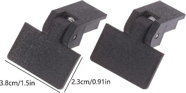 Stanton STR8-80 60 LP Scharnier-Staubschutz in Schwarz kompatibel mit LP120 LP60X LP140 LP5 LP3 LP70X Plattenspieler Zubehör - Bild 1