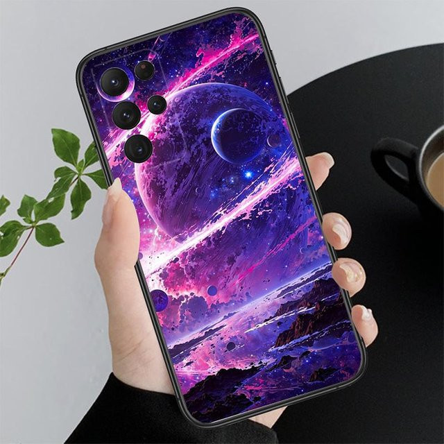 Handyhülle mit Weltraum-Planeten-Design für Samsung Galaxy Modelle (A55, A16, A56, A36, A35, A15, A53, A54, A33, A34, A25, A05S, A52, A52S, A14, A24, A26, A71) in Multicolour - Bild 1