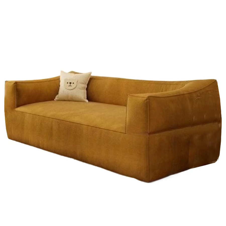 OTAUTAU Sitzsackbezug aus weichem Cord für 1–2 Personen, Sessel-Hocker SF446, Grün, ohne Füllung - Bild 3