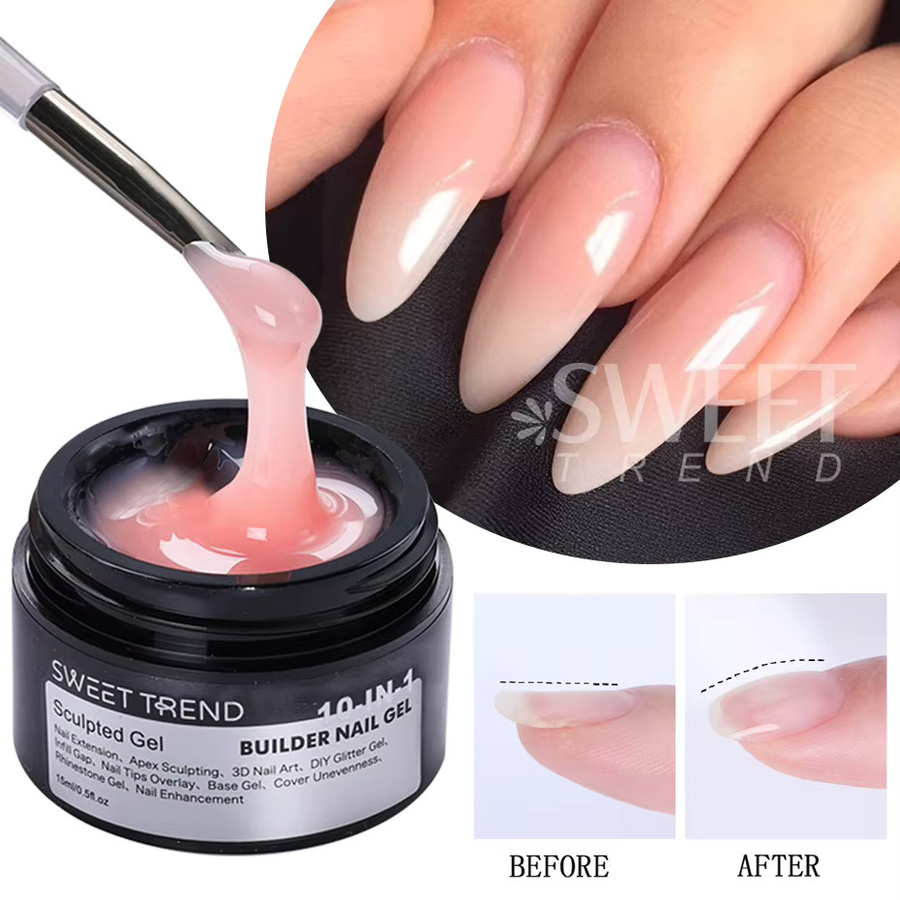 SWEET TREND Builder Nagel Gel, 15 ml, Glänzend - Bild 2