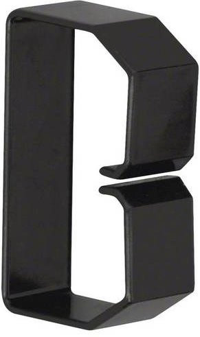 Hager Klammer LK500753 aus Kunststoff, 50 Stück, B: 7,5 cm, H: 5,0 cm - Bild 1