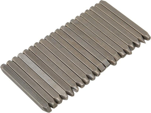 Neoglint Metallstempel-Set aus Stahl, 20 Stück, Silber - Bild 1
