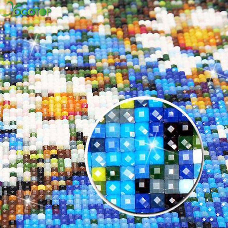 FIYO Diamond Painting Set mit Porträt einer Dame in weißem Kleid und Blumenmotiven, Querformat, B/H: 30 x 20 cm - Bild 1