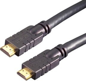 E+P Elektrik HDMI-Verbindungskabel Schwarz, Länge: 15 m - Bild 1