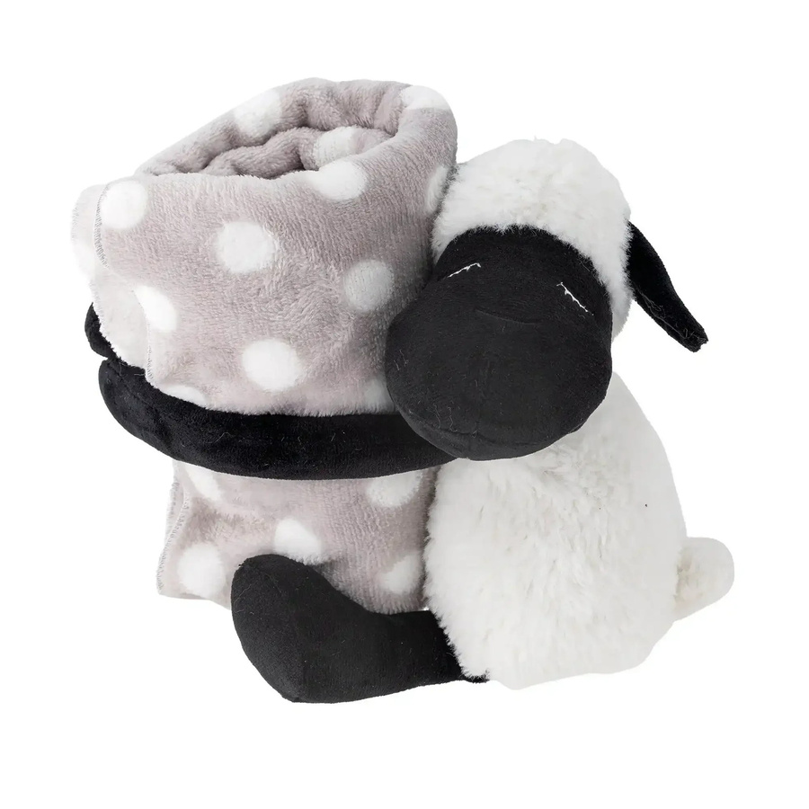 Bloomingville Mini Kuschelpuppe mit Decke weiß - Bild 1