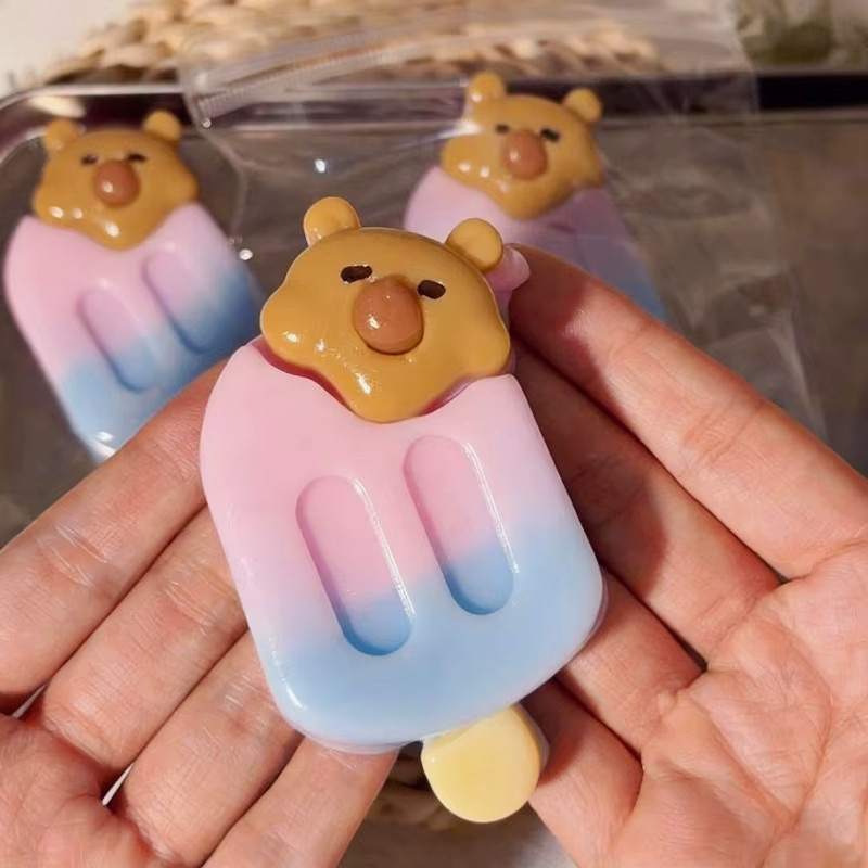 Tabas Squishy Capybara Eiscreme-Quetschspielzeug, multicolour - Bild 3