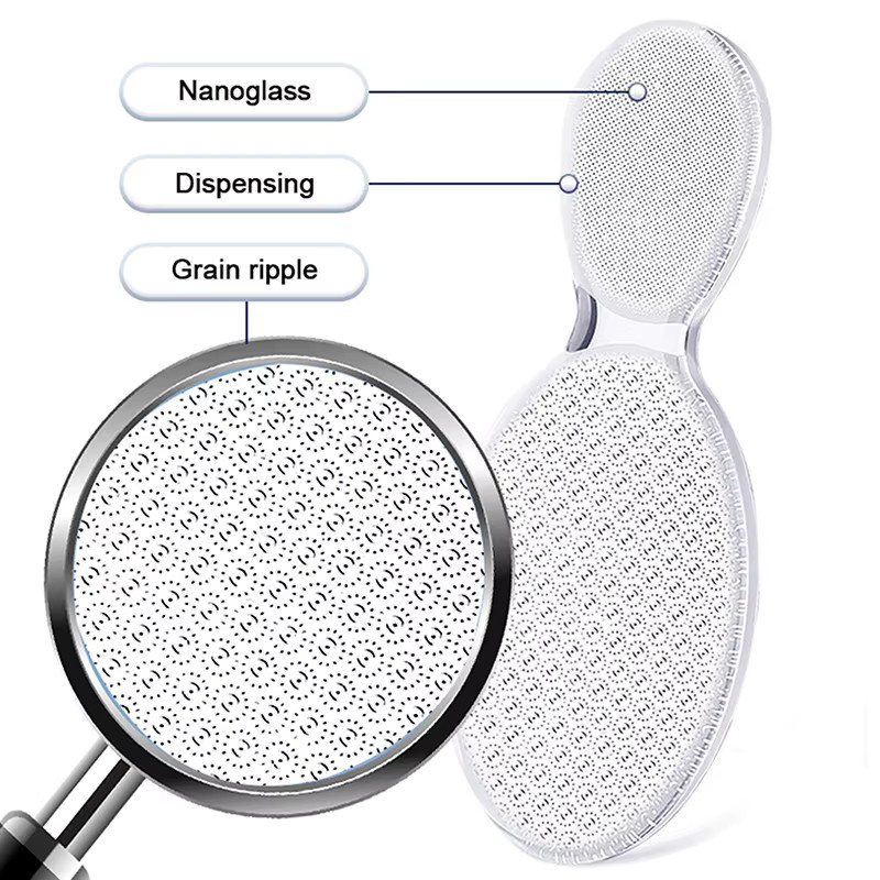 AQTOCNA Nano-Glas Doppelseitige Fußraspel, Fersenfeile, Unisex - Bild 2