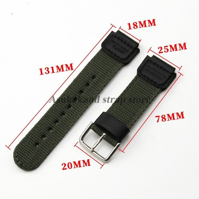 Asukaband Uhrenarmband Nylon Canvas, 18 mm, Herren Damen - Bild 1