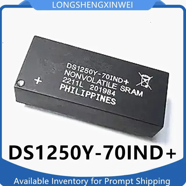 DS1250Y-70+DS1250Y-70IND+DIP-32 Uhr Chip Speicher IC in Schwarz - Bild 1