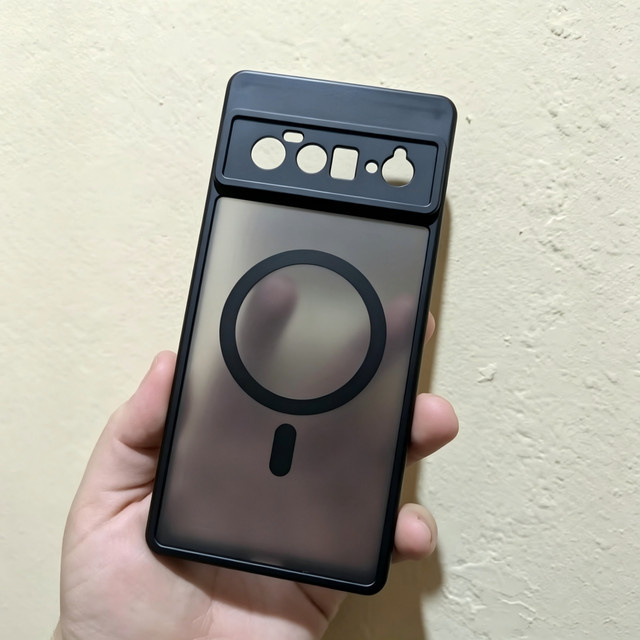 MagSafe magnetische Handyhülle für Google Pixel 11 10 9 8 7 6 Pro XL, transparent und matt, stoßfeste Schutzhülle mit kabellosem Laden - Bild 1