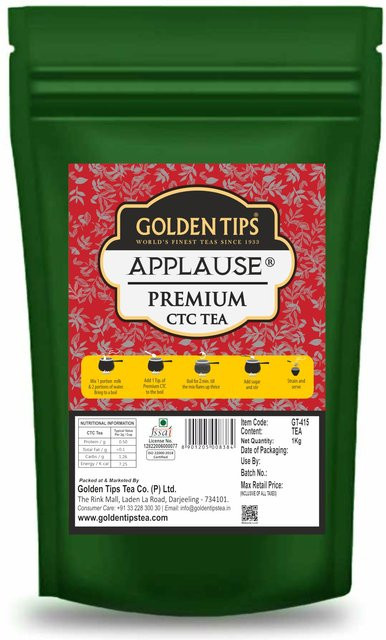 Golden Tips Assam CTC Tee, lose, 1 kg - Bild 1