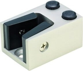 Anschlagpuffer 200 HELM aus Aluminium in Silber eloxiert für 8-12mm Materialstärke - Bild 1