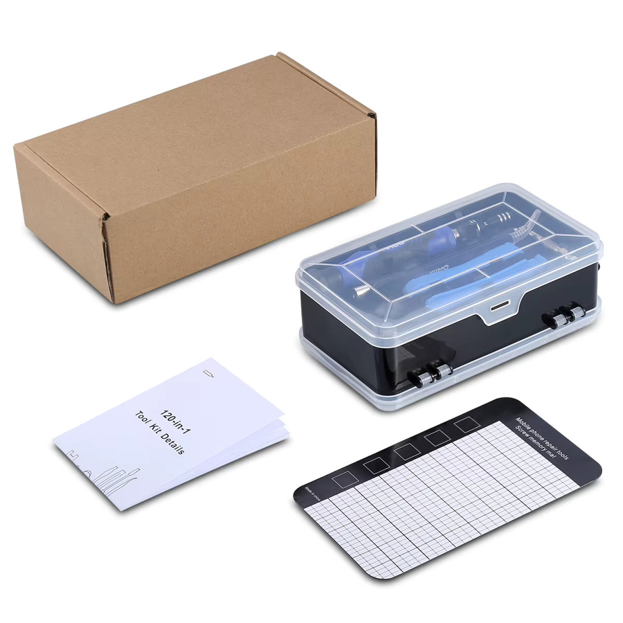 ORIA Präzisions-Schraubendreher-Set 120-in-1 mit magnetischen Bits für Reparaturen an Smartphones, Computern und DIY-Projekten - Bild 6