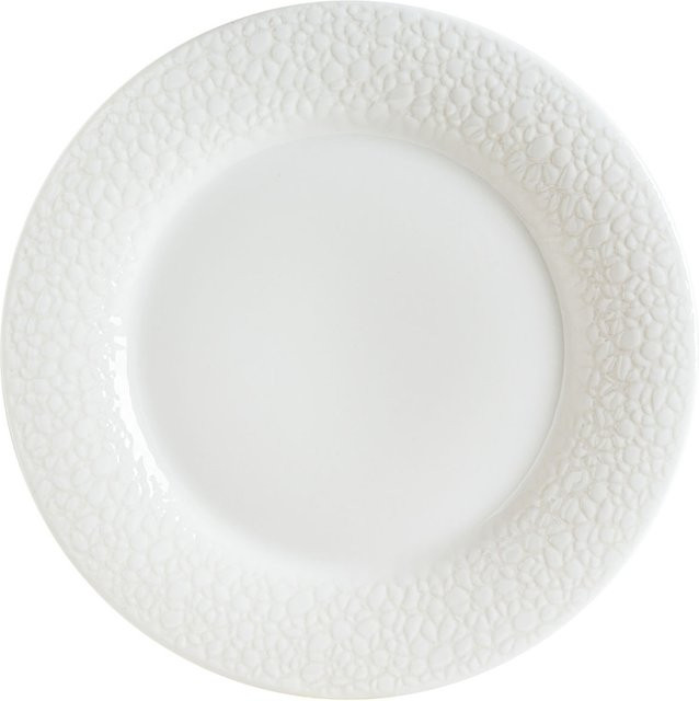 Bonna Teller Marlena flach, 6er Pack, weiß, Porzellan, Durchmesser: 30 cm - Bild 1