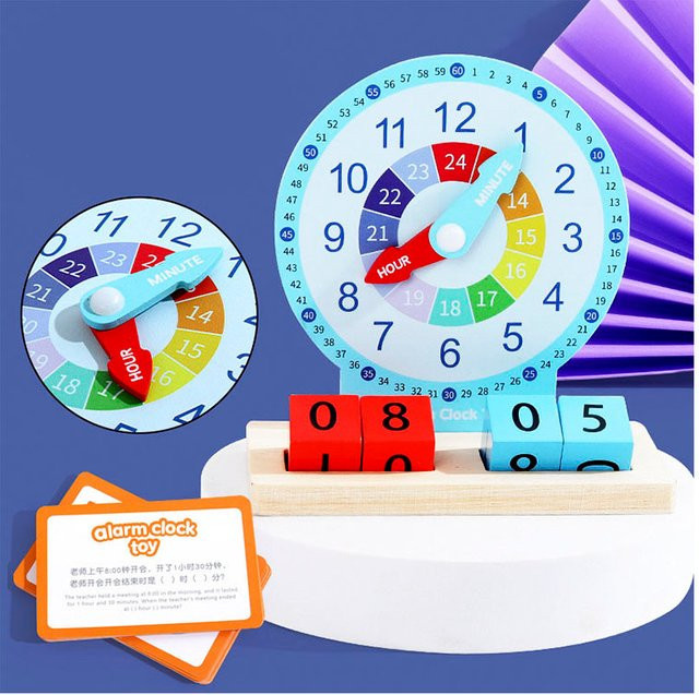 Lee's Sharing Kinder Montessori Uhr, Pädagogisches Spielzeug - Bild 1
