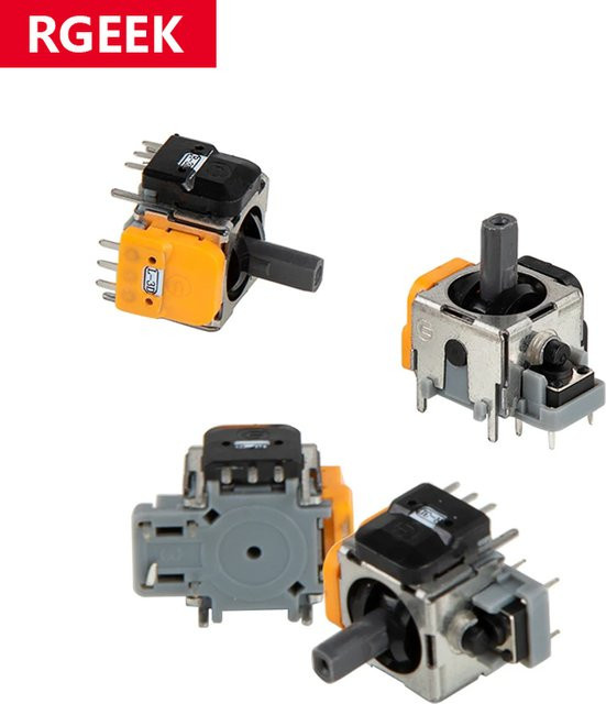 2er-Set RGeek Hall-Effekt Joystick-Module für PS4, PS5, Xbox One, XSX und XSS Controller mit Analog-Sensor-Potentiometer - Bild 1