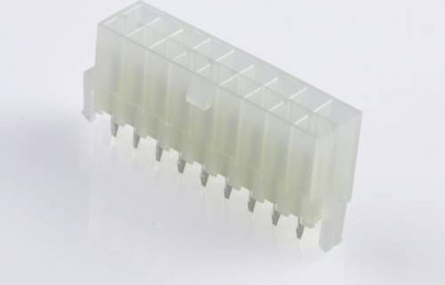 Molex Einbau-Buchsenleiste Standard mit 18 Polen und 4,20 mm Rastermaß in Transparent - Bild 1
