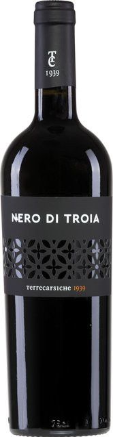 Terrecarsiche Nero di Troia Rotwein, Puglia, 2022, halbtrocken, 0,75 l - Bild 1