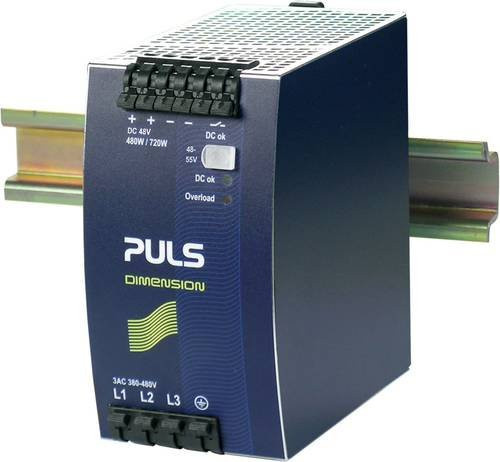 PULS DIMENSION QT20.481 Hutschienen-Netzteil, 48 V/DC, 10A, 480W, Farbe: Blau - Bild 1