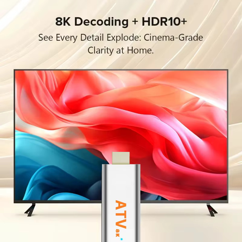 YOZHIXU Smart TV Stick Q15 Media Streamer mit Android 16, Allwinner H313, 5G Dual WLAN, Bluetooth und Google Sprachassistent in Silber - Bild 2