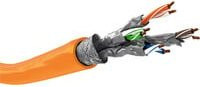 goobay Netzwerkkabel Cat.7a S/FTP PiMF Ethernet LAN Orange, 50 m - Bild 1