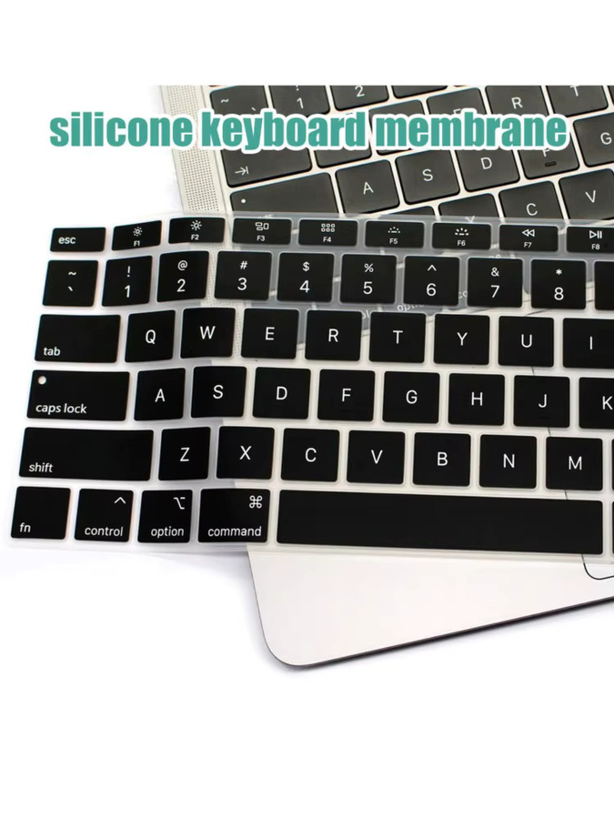 AKABEILA Silikon Tastaturabdeckung kompatibel mit MacBook Air 13.6 M4 und MacBook Pro 13 14 15 16 M3 M2 - Bild 5