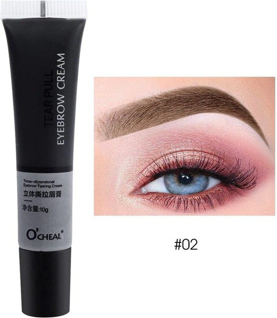 QINQING Wimpern-Augenbrauen-Tönung Creme, dunkelbraun, Unisex - Bild 1