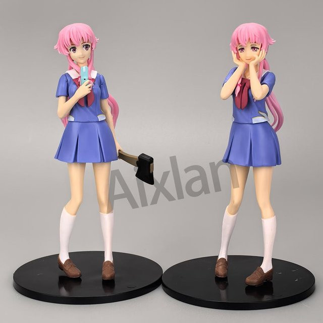 Yiran toy 1 Gasai Yuno Future Diary Actionfigur, 2-teiliges Set, ab 14 Jahren - Bild 1
