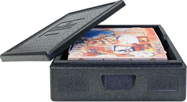 Schneider EPP Transportbox TOP-BOX Pizza small, schwarz, B/T/H: 41 x 41 x 16,5 cm - Bild 1