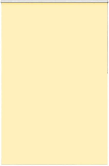 vidaXL Verdunkelungsrollo Gelb aus Polyester mit thermischer Isolierung B: 150 cm, H: 230 cm - Bild 1
